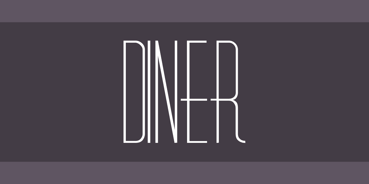 Example font Diner #1